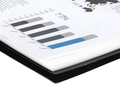 Capa catalogo liderpapel com espiral 30 bolsas polipropileno din a4 preto , Liderpapel , 75082 , 8423473750821